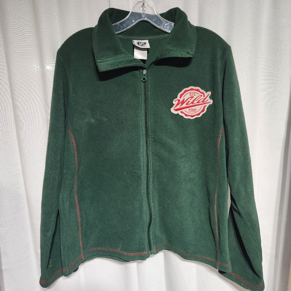 Vintage Minnesota Wild NHL Full Zip Up Fleece